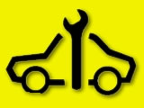 Opel Zafira anahtarlı araba şeklinde, uyarı lambası