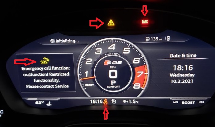 Audi Q3 arıza işaretleri1