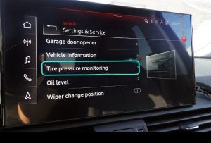 audi lastik basıncı sıfırlama