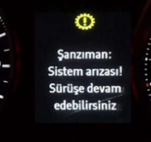 Audi şanzıman sistem arızası sürüşe devam edebilirsiniz