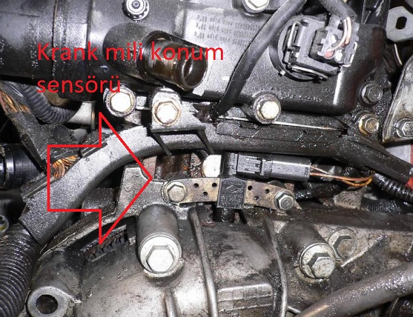 Krank mili konum sensörü