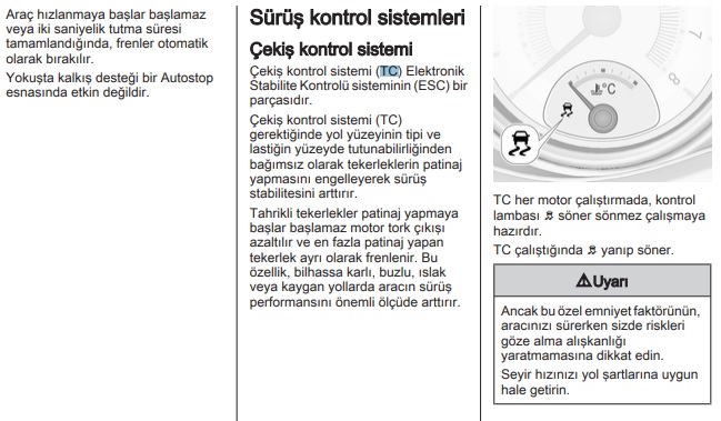 Opel Astra TC ışığı