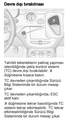 Opel Astra TC devre dışı bırakma