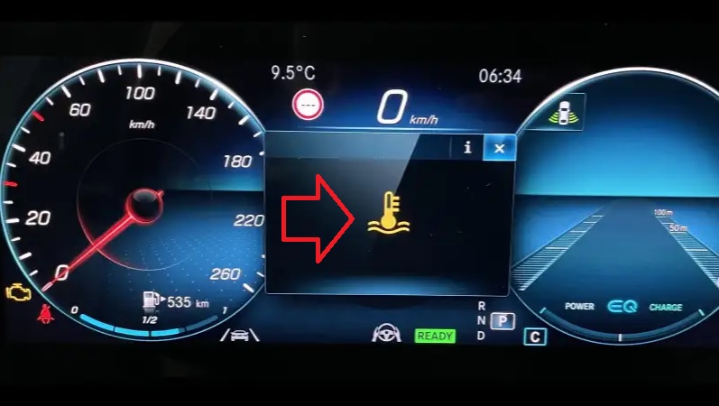 mercedes sogutma sıvısı işareti