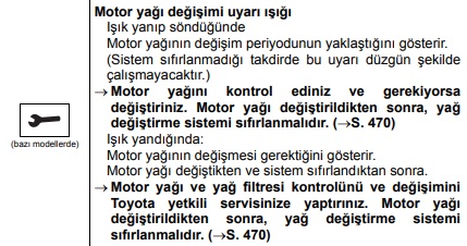 toyoto auris anahtar işareti